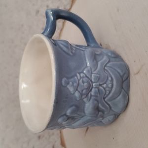 Vintage Hankscraft Blue Clown Design Mug